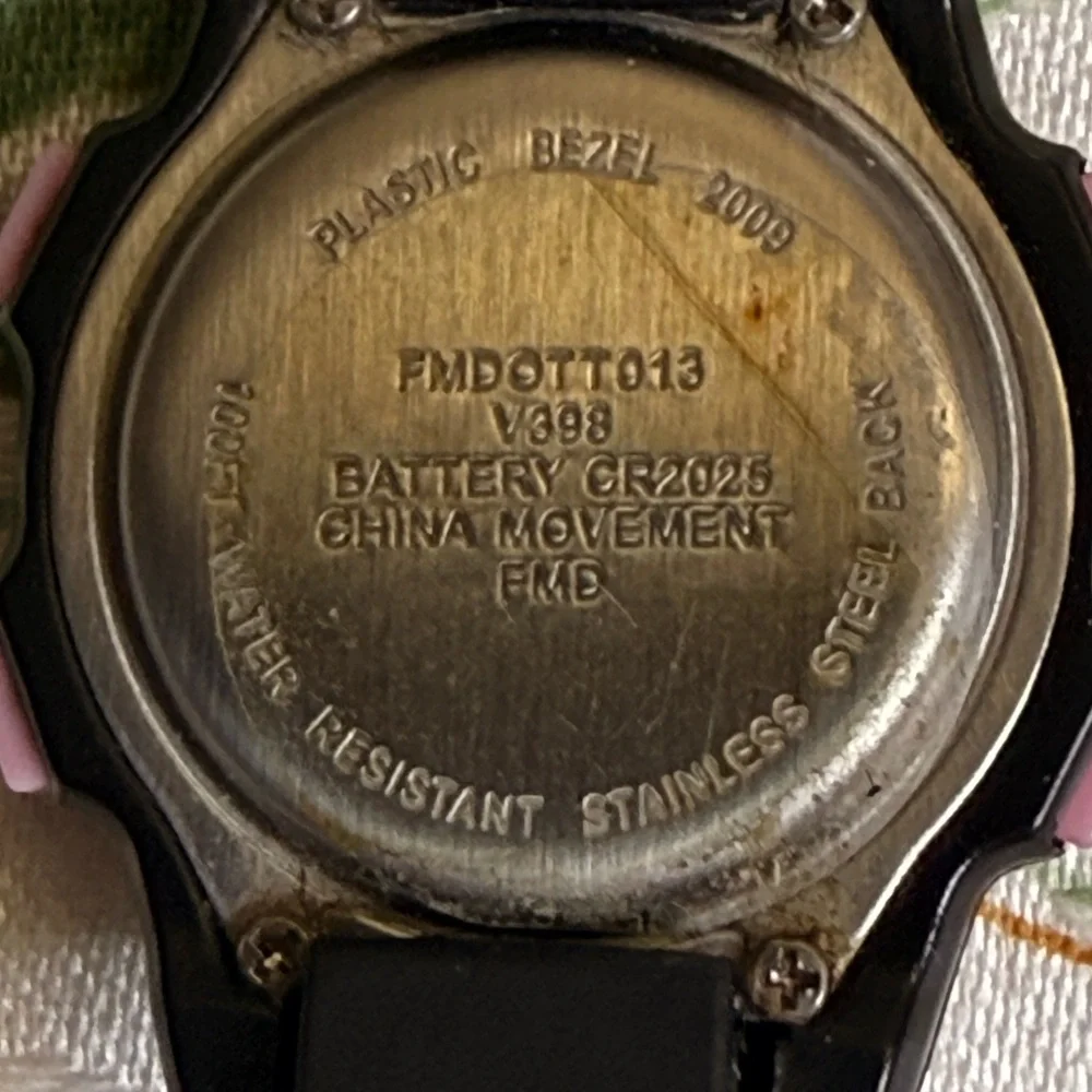 Pink Digital Sports Watch